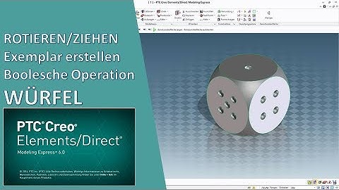 Creo Direct Modeling Express Würfel Modeling