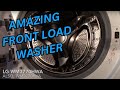 Full Wash: LG Front Load Washer WM3770HWA, Med Size Load Of Towels