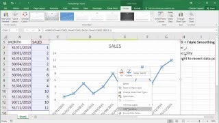 FORECAST.LINEAR & FORECAST.ETS Functions in Excel 2016