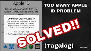 Could not create Apple ID Problem Solved! (Tagalog)