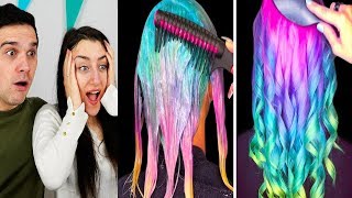 28 TRASFORMAZIONI DI COLORI DI CAPELLI INCREDIBILI !!!!