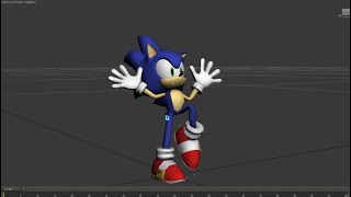 Sonic Generations 3DS Max Tutorial - How to Skin Wrap (Remaster)