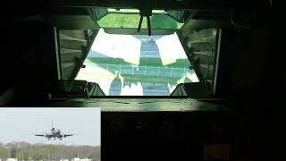 KC-10 Go Around with Boom Window View(NMUSAF)