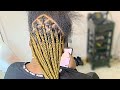 HOW TO : MID BACK DIAMOND PART KNOTLESS BOX BRAIDS