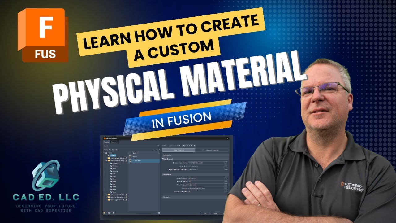Creating a custom Physical Material in Fusion