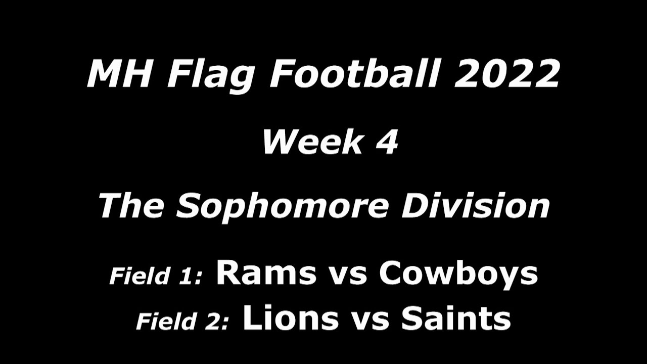 MHFF 2022 - Week 4 - Sophomore Division - Fields 1 & 2 - YouTube
