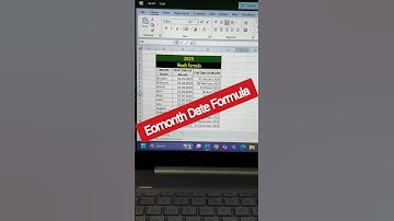 👉EOMONTH DATE FORMULA IN EXCEL I Excel me Start to End Date Formula 🔥💪#excelshorts #excelapp #shorts