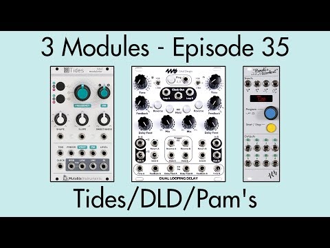 3 Modules #35: Tides, Dual Looping Delay, Pamela's New Workout