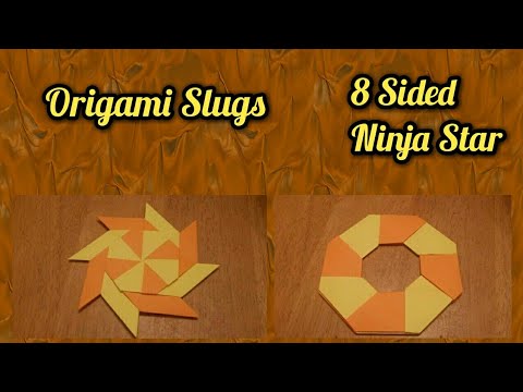 How to Make a Paper 8 Sided Ninja Star