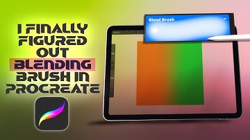 How to create a blend brush in procreate