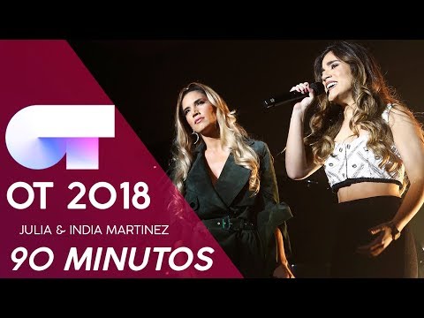 "90 MINUTOS" - JULIA & INDIA MARTINEZ | GALA NAVIDAD | OT 2018