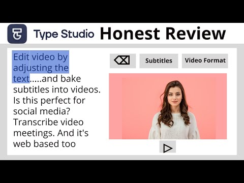 Type Studio Honest Review - Edit videos by transcribed text