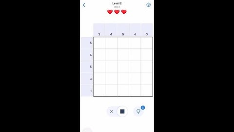 Nonogram Level 2 - Gameplay playthrough