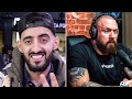 Slim albaher reacts to true geordie saying he should have fought ksi instead of faze temperrr