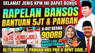 😍ALHAMDULILAH RAPELAN BANSOS SAMPAI 5JT.! CEK KPM PKH BPNT DAN EK BLT KESRA 500RB DAPAT BANTUAN JUGA