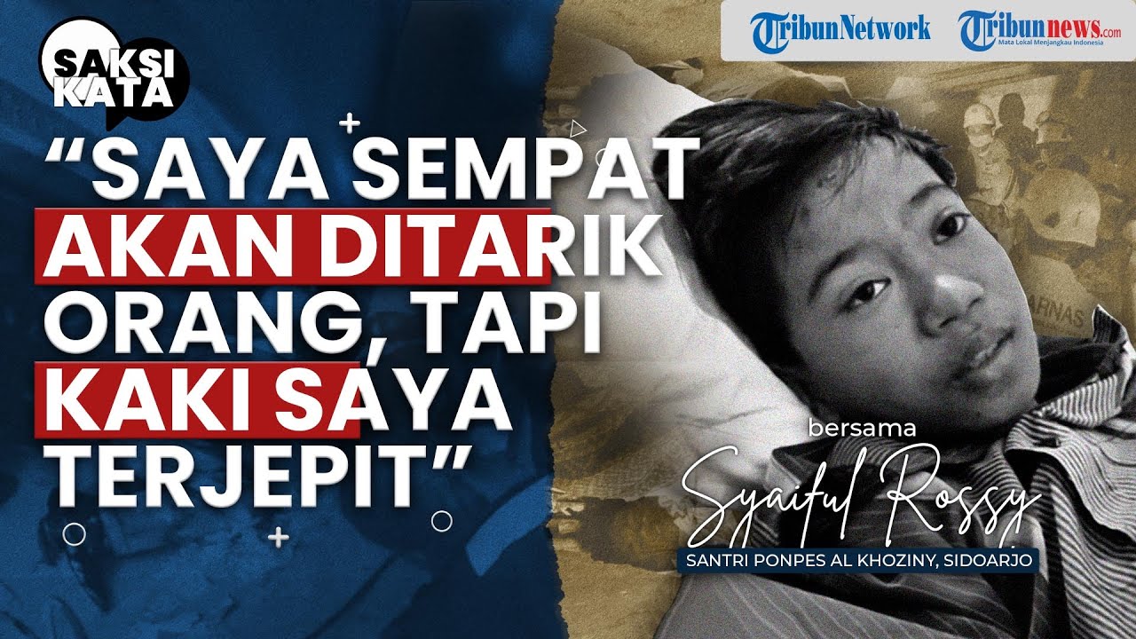 “Aku Ingin Punya Kaki Baru”: Kisah Haru Syaiful, Santri yang Bertahan Tiga Hari di Bawah Reruntuhan