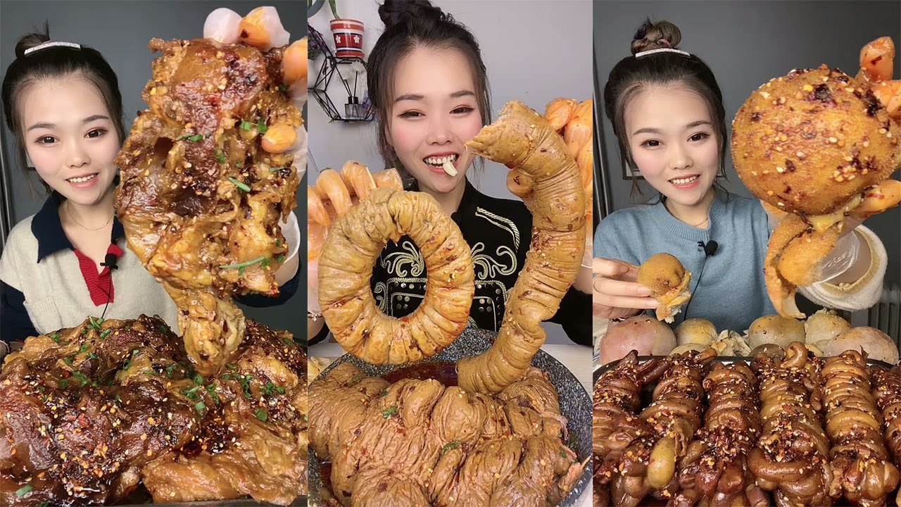 Various Chinese seafood food bloggers VOL40