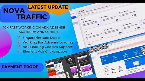 Automation with Adsense Earning Proof: Nova Traffic Software Amazing Updates Feature Traffic Bot