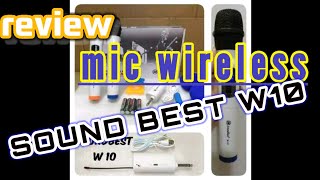 review mic SOUNBEST W10 #micwireless #soundbestw10