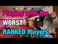 Playing with the WORST Ranked Players Ever - Rainbow Six Siege