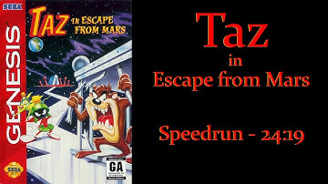 Taz in Escape from Mars - Speedrun - 24:19