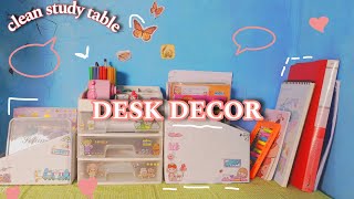 Desk decor ||study table organizer||ASMR