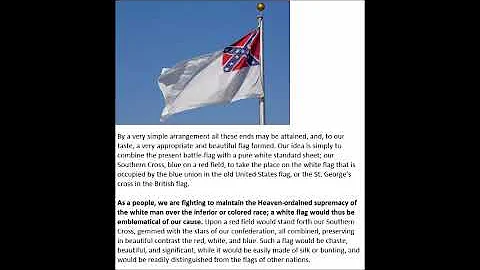 Civil War Sources: William T. Thompson proposes design and symbolism for the Confederate Flag (1863)