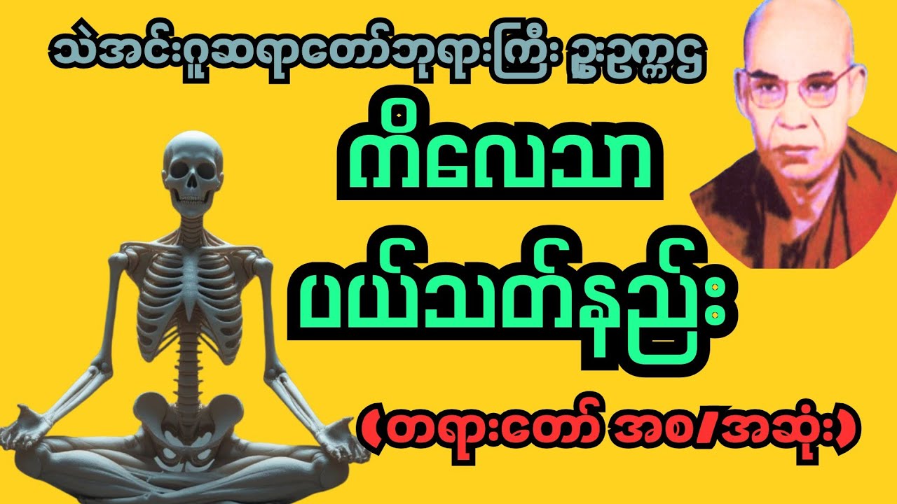 ကိလေသာ ပယ်သတ်နည်း #သဲအင်းဂူဆရာတော်ဘုရားကြီး ဥူးဥက္ကဌ #တရားတော်များ #မြတ်ဗုဒ္ဓတရားတော် 