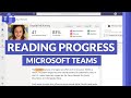 Reading Progress in Microsoft Teams - Improve student reading fluency, save time and track progress
