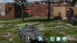 War Thunder Mobile (WTM) EBR (1951) Platoon on Toptier (Suffer)