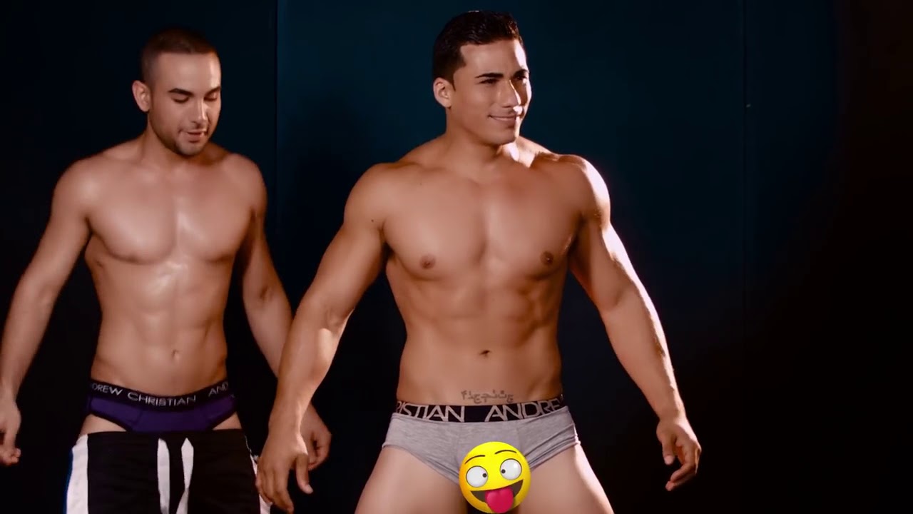 Young boys playing with tits