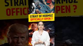 Strait of Hormuz OPEN? The Real Truth! | US vs Iran Geopolitics #shorts #StraitOfHormuz #muskanmam