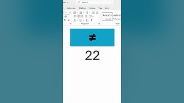 Type Not Equal To Symbol with Keyboard Shortcut! #shorts