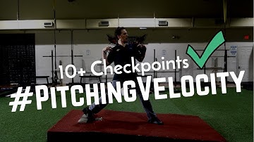 10+ Advanced Pitching Velocity Checkpoints