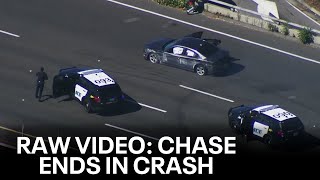 East Bay police chase ends in crash