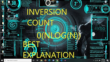 inversion sort best explanation || using merge sort