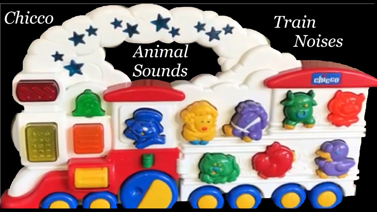 Chicco Large Push Along Carry Train with Animal & Locomotive Sounds Toddler  Toy - YouTube
