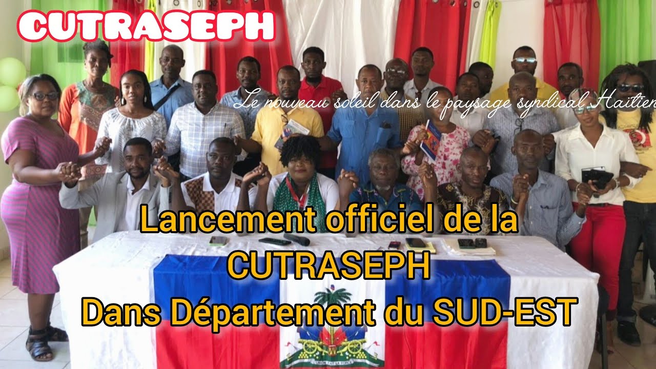 Dans le cadre du lancement officiel de la CUTRASEPH dans le département du SUD-EST