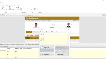 How to capture set and games score and server details from Flashscore tennis point by point URLs