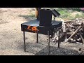 캠핑용 미니오븐로켓스토브 만들기/Making mini oven rocket stove for camping