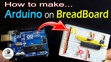 How to make Arduino UNO circuit on Breadboard | ATmega328p projects