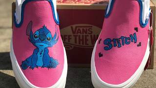 lilo and stitch custom vans