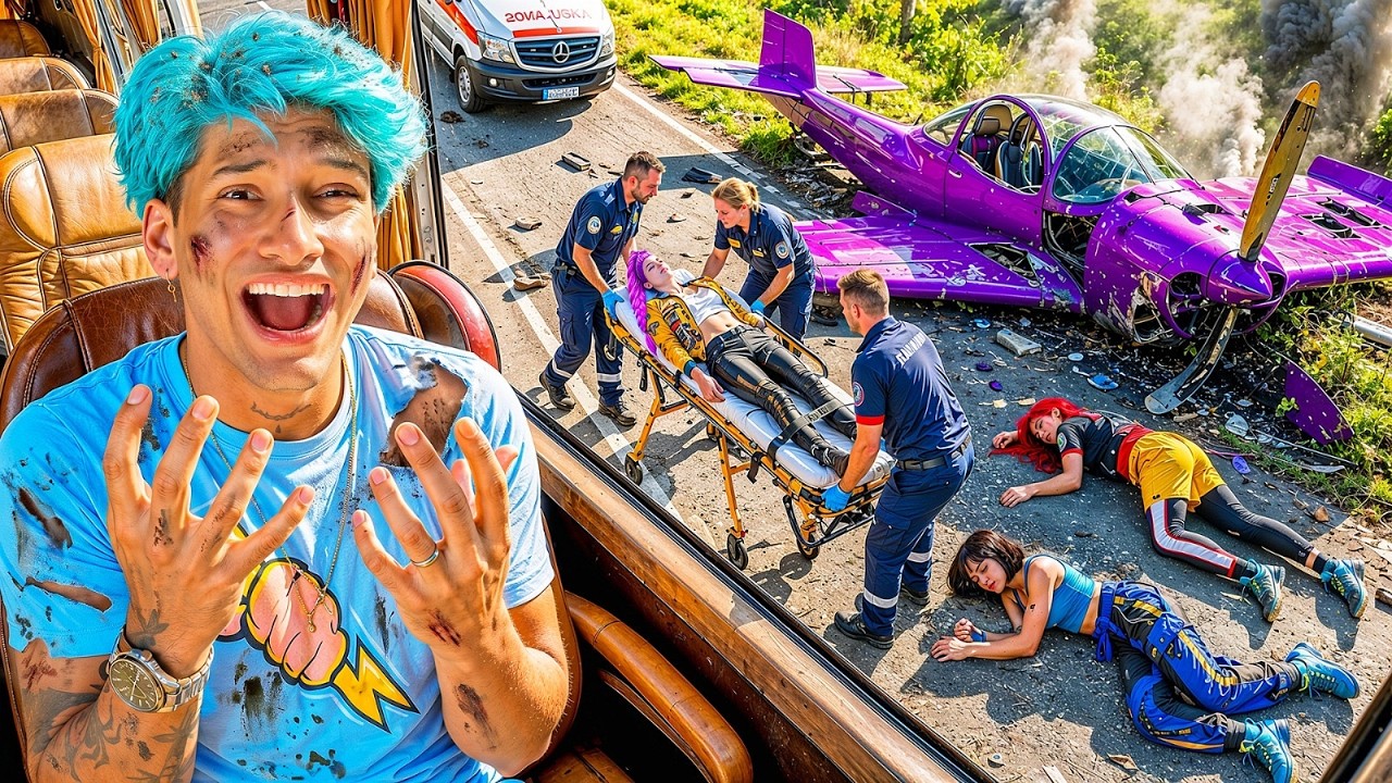 AS GUERREIRAS DO K-POP SOFRERAM UM GRAVE ACIDENTE DE AVIÃO! *resgatei elas?