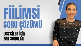 Fiilimsi Soru Çözümü Lgs İçin Zor Sorular