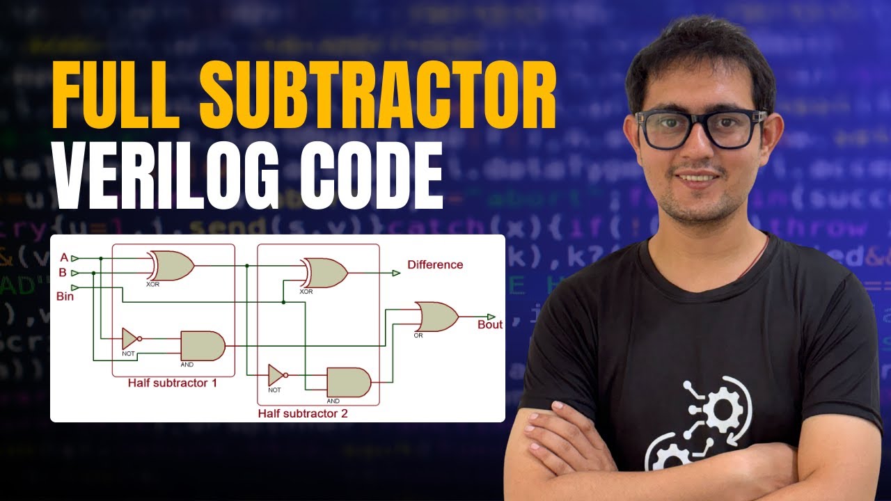 FULL SUBTRACTOR | VERILOG CODE | FREE Frontend RTL DESIGN COURSE ...