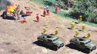 Humvee Raid: Ukrainian Troops Storm and Capture Russian Positions
