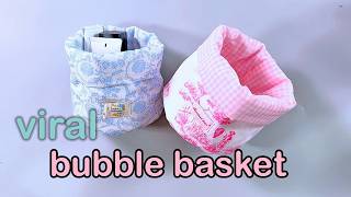 DIY Bubble Makeup Basket 🎀 Aesthetic Vanity Organization (2 Easy Ways)
