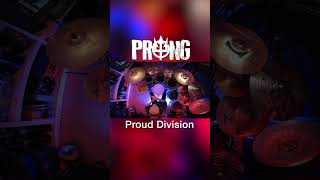 🔥Drum Cover of &quot;Proud Division&quot; by Prong #shorts #drumcover #drums #metal #groovemetal #tommyvictor