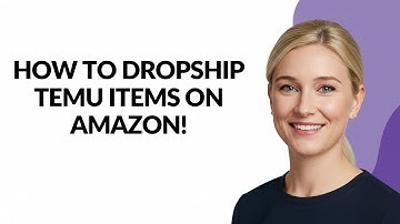 HOW TO DROPSHIP TEMU ITEMS ON AMAZON! - Julia