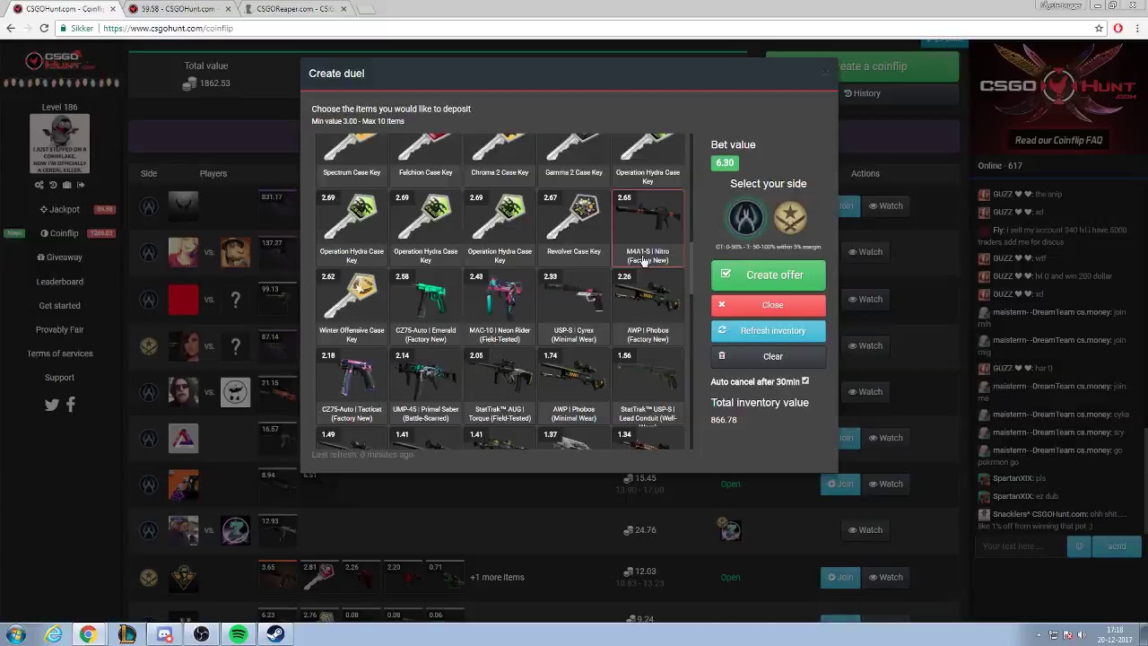 Gambling CSGOHunt.com - YouTube